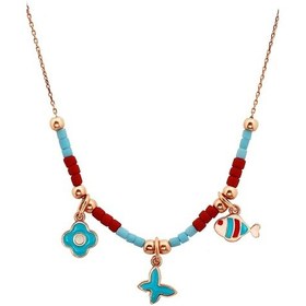 Resim Argentum Concept - Çok Figürlü Gümüş Tasarım Taş Kolye - N150001 