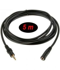 Resim Keepro Stereo Aux 3.5 mm Dişi Erkek Uzatma Kablosu 5m 
