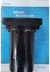 Resim Yapıtaşı Gömme-asma Rezervuar Atık Pis Su Gider Borusu 2li Siyah 