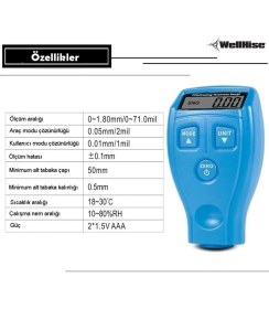 Resim Herşey Fırsat Otomobil Kaporta Boya Kalınlık Ölçer Oto Boya Test Ölçüm Cihazı GM200 