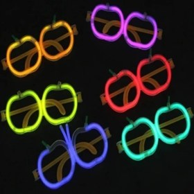 Resim Neon Stick Elma Gözlük Seti 12 Adet 