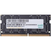 Resim Apacer 16GB (1x16GB) 3200Mhz CL22 DDR4 Notebook SODIMM Ram (ES.16G21.GSH) Apacer