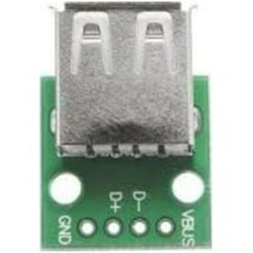Resim Usb Type A Dişi Soket Pcb Modülü - 4 Pin 
