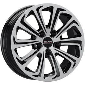 Resim EMR-G690-92 7.0x16" -5x98 ET35 58.1 Black Diamond Jant (4 Adet) 