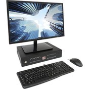 Resim ROWORK Mk2 Intel I5 10400 8gb Ram 120ssd 24" Monitör Set Mini Pc 