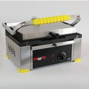 Resim 12 Dilim Elektrikli Döküm Tost Makinesi 1550 W. - Döküm 35x24 - 11,75 Kg - İnoks - Sarı 