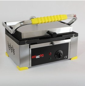 Resim 12 Dilim Elektrikli Döküm Tost Makinesi 1550 W. - Döküm 35x24 - 11,75 Kg - İnoks - Sarı 