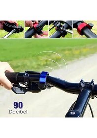 Resim Büro Ev Ofis Yazlık Bisikleti İçin Yüksek Sesli Alüminyum Alaşımlı Zil Gri 