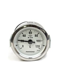 Resim Pakkens 60 MM 0-120 C Derece1 Metre Kablolu Göstergeli Gazlı Termometre 