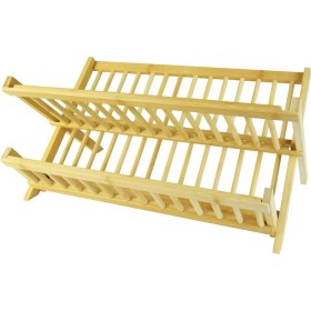 Resim Kitchen Serisi Bambu Katlanabilir Tabaklık - Bulaşıklık 47X32 cm 