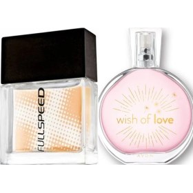 Resim Avon Wish Of Love 50 ml Bayan Edp+Avon Fullspeed 30 ml Erkek Edt 