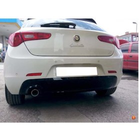 Resim Stuning Alfa Romeo Giuletta Difüzör Tek Çıkış Plastik Parlak Siyah 769434300434 