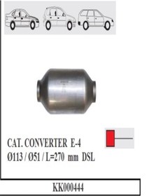 Resim NESS EXHAUST SYSTEMS Katalitik Konvektör 