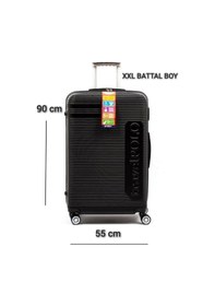 Resim Esbuik Travel Polo Xxlbattal Boy Dev Boy 90 Cm Valiz & Bavul Siyah 