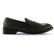 Resim Bueno Shoes Haki Deri Kadın Loafer 01wt2409 