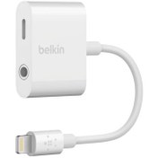 Resim Belkin Lightning Şarj + 3.5mm Ses Girişi Çoğaltıcı Belkin Lightning Şarj + 3.5mm Ses Girişi Çoğaltıcı