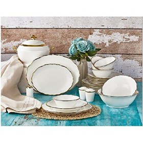 Resim Aryıldız AR40011 60 Parça Prestige Bone Porselen Yemek Takımı 