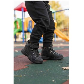 Resim Siyah Kürklü Soğuğa Dirençli Kaymaz Erkek Çocuk Bot 2090 P Siyah 