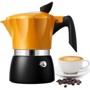 Resim TWOMEOW Espresso Moka Pot - İtalyan Tarzı Kahve Makinesi - 3 Bardak Kapasiteli 