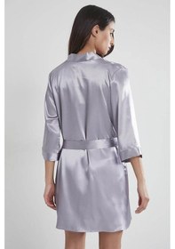 Resim Pierre Cardin Saten Kısa Tek Sabahlık 1010 Pudra Royal (546534772) Çok Renkli 