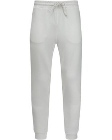 Resim Beyaz Regular Fit Yandan Cepli Pamuklu Eşofman Altı Beyaz025 