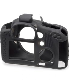 Resim EasyCover Canon 7D Silikon Kılıf ECC7DB Siyah Renk Dayanıklı Malzeme ile Darbe Önleyici 