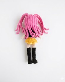 Resim MİNOHOUSE Amigurumi K-Pop Demon Hunters Mira Bebek Organik Oyuncak 