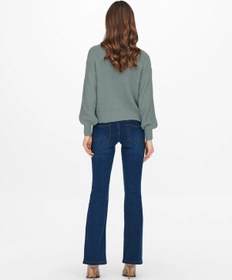 Resim Jdy Jdyjusty L/s Short Cardigan Knt Noos Kadın Hırka 15200418 Yeşil 
