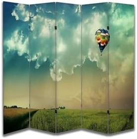 Resim Gökyüzü Temalı Özel Tasarım Paravan Room Divider PRV1293, 180 x 180 