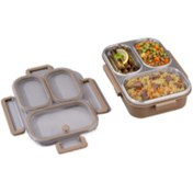 Resim Aryıldız Bento Lunch Box Yemek Termosu Haki 2 Bölmeli AR262191 Asker Yeşili 