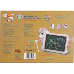 Resim Nessiworld Lc-31066 Sevimli At Çizim Tableti 10 İnç -lets Be Child Çok Renkli 