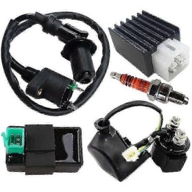 Resim 50cc-125cc Go Kart Motosikleti İçin Ateşleme Bobini Ve Cdı Kutusu Renkte Gösterildiği Gibi 