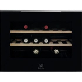 Resim Electrolux Şarap Dolabı 18 Şişe Kapasiteyle Modern Tasarım ve Sessiz Çalışma Özelliği 