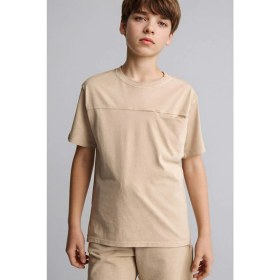 Resim DeFacto New Regular Fit Bisiklet Yaka Kısa Kollu Tişört Erkek Çocuk G9417A826SM 