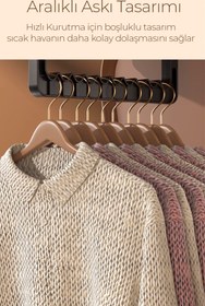 Resim ROBO Katlanır Çamaşır Kurutma Makinesi Mor 