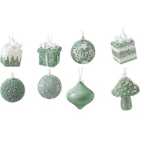 Resim Suntek Festival Kapısı İçin 8 Adet Yılbaşı Ağacı 8cm 6cm 