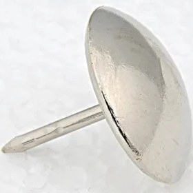 Resim Mena Rise Kabara - Gümüş Parlak Kabara / Raptiye 18 mm 10 ( Lisinya ) 