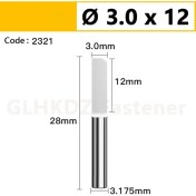 Resim 2Liyao 3.0X12X3.175MM (2321) Ø0.8-6mm Katı Karbür Tek Flüt Düz Yönlendirici Bit End Mill Cnc Freze Kesicisi Gravür Aracı Akrilik Mdf Plastik HRC63 (Yurt Dışından) 