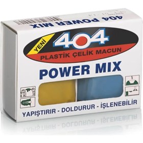 Resim 404 Power Mıx Plastik Çelik Macun/80Gr 
