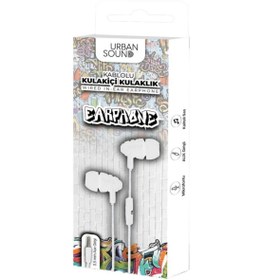 Resim Urban Sound Kablolu Kulakiçi Kulaklık Uk-64 