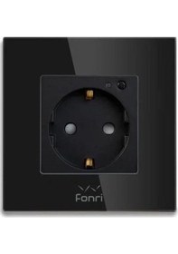 Resim Fonri Wf3-el3-0401-04 Wıfı Akıllı Duvar Prizi Siyah 