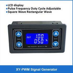Resim XY-PWM Sinyal Jeneratörü, 1Hz~150kHz Ayarlanabilir Frekans ve Görev Döngüsü Oranı Kare Dalga/Dikdörtgen Dalga Sinyal Jeneratörü 