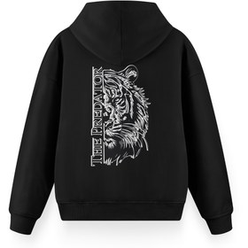 Resim The Predator - Premium Oversize Hoodie - Siyah / L / Oversize 