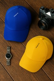 Resim Ritagarcia Unisex Ayarlanabilir Spor Sarı-saks Basic Kep Şapka 2'li Set 