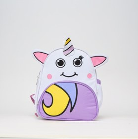 Resim ZOOZY Beyaz Unicorn Anaokulu Yuva Sırt Çantası Unicorn Kız Çocuk Ana Okul Çantası 
