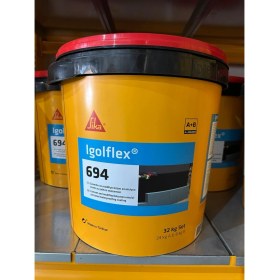 Resim Sika IGOLFLEX-694 Polimer Modifiye Bitüm Kauçuk, Iki Bileşenli Su Yalıtım Kaplaması 32KG(SET) 