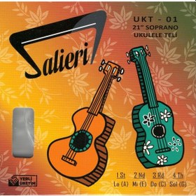 Resim Salieri UKT-01 Takım Tel Soprano Ukulele Teli 