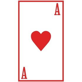 Resim Nok Nok Ace of Hearts Oyun Kartı Çıkartması Çıkartması Vinil Çıkartma |Otomobil Kamyonları Kamyonet Duvarları Dizüstü Bilgisayar| Kırmızı |5,5 x 3,1 inç| 2194 