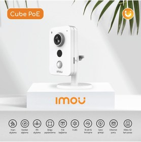 Resim Imou Cube İÇ Ortam Akıllı PoE Kamera/4MP-Gece Görüşü-SD Kart-PIR Algılama-ONVIF-Bulut(IPC-K42AP) 