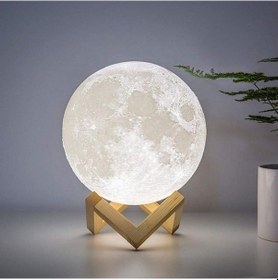 Resim Standlı Ay Işık Gece Lambası Hava Nemlendirici 